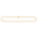 PVD Gold Edelstahlkette schmal