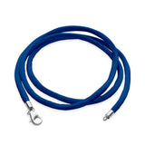 Seidenketten mit Silberverschluss bunt