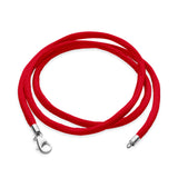 Seidenketten mit Silberverschluss bunt