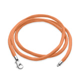 Seidenketten mit Silberverschluss bunt