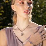 Set - pure consciousness mit Anhänger 26 mm DM, Ohrhänger, Armband