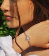 Set - pure consciousness mit Anhänger 17 mm DM, Ohrhänger, Armband