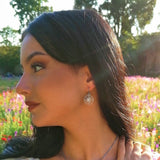 Set - clear eternal source mit Anhänger 26 mm DM, Ohrhänger, Armband