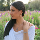 Set - pure consciousness mit Anhänger 26 mm DM, Ohrhänger, Armband