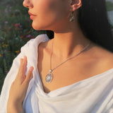 Set - pure consciousness mit Anhänger 26 mm DM, Ohrhänger, Armband