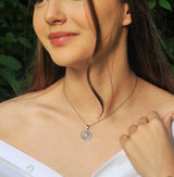 Set - pure consciousness mit Anhänger 17 mm DM, Ohrhänger, Armband