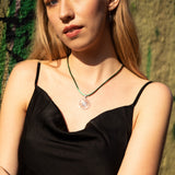 Set - pure consciousness mit Anhänger 26 mm DM, Ohrhänger, Armband